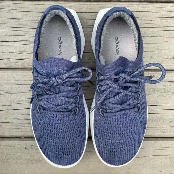 Allbirds Men's Tree Dasher 2 in Hazy Indigo (Blizzard Sole) shoes size 9.5 - Picture 7 of 14